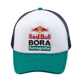 RED BULL Kerékpáros sapka - RED BULL BORA HANSGROHE - fehér/kék/zöld